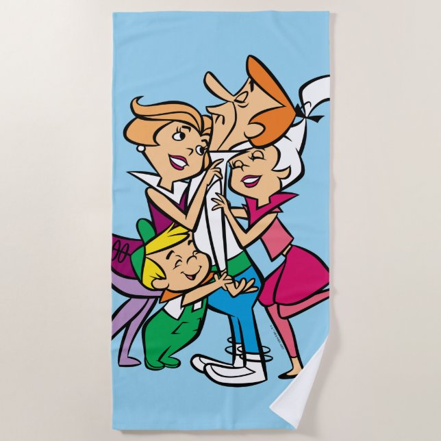 Serviette De Plage Les Jetsons | La famille (Devant)