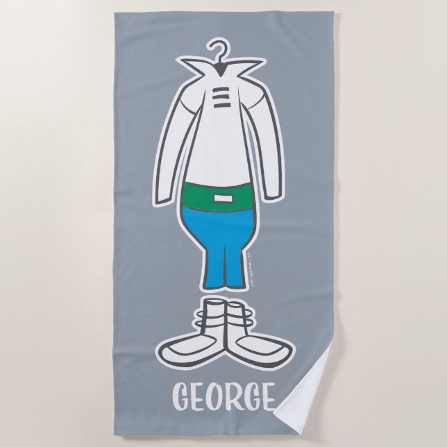 Serviette De Plage Les Jetsons | Le costume de George (Devant)