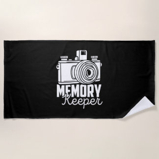 Serviette De Plage Les photographes gardent leur mémoire