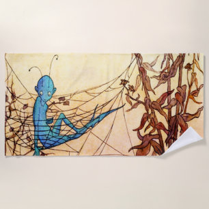 Serviette De Plage « Les toiles d'araignée sont des hamacs de fées »