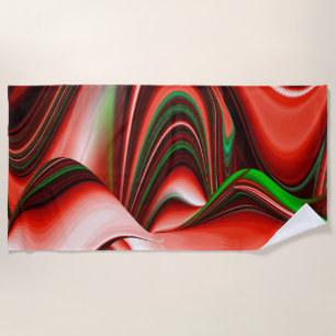 Serviette De Plage L'esprit de l'amour et de l'espoir Abstrait 3D Rai