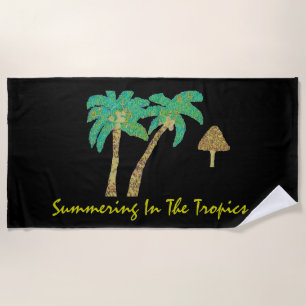 Serviette De Plage L'Ésumer Dans Les Tropiques