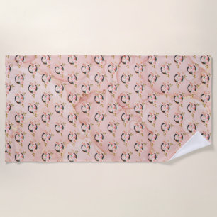 Serviette De Plage Lettre C