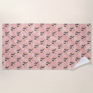 Serviette De Plage Lettre R