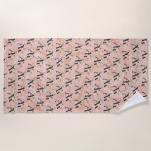 Serviette De Plage Lettre W