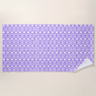 Serviette De Plage Library Book Pattern