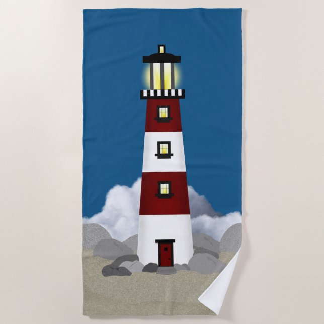 Serviette de plage Lighthouse (Devant)