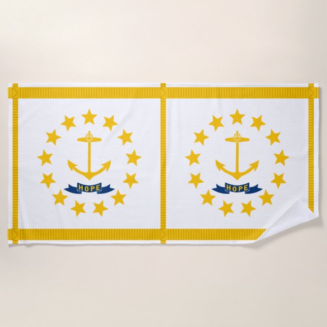 Serviette De Plage L'île Rhode (Devant)