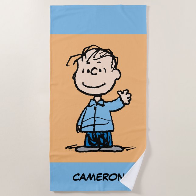 Serviette De Plage Linus Waving (Devant)