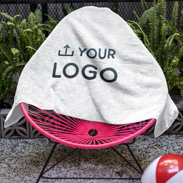 Serviette De Plage Logo d'entreprise personnalisé (Créateur téléchargé)