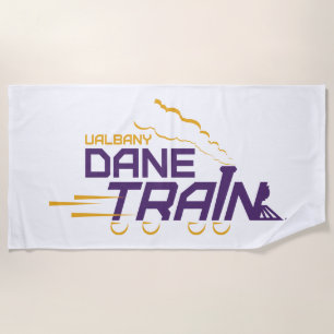 Serviette De Plage Logo du train UAlbany Dane