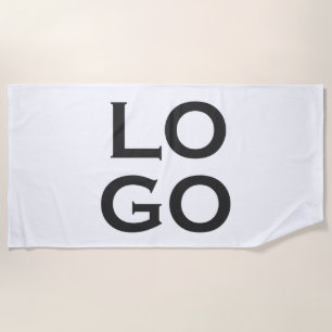 Serviette De Plage Logo personnalisé de l'entreprise ou de l'entrepri