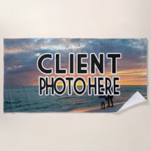 Logo personnalisé du client photo et de votre entr