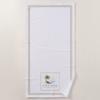 Serviette De Plage Logo personnalisé Hôtel de luxe professionnel Plag