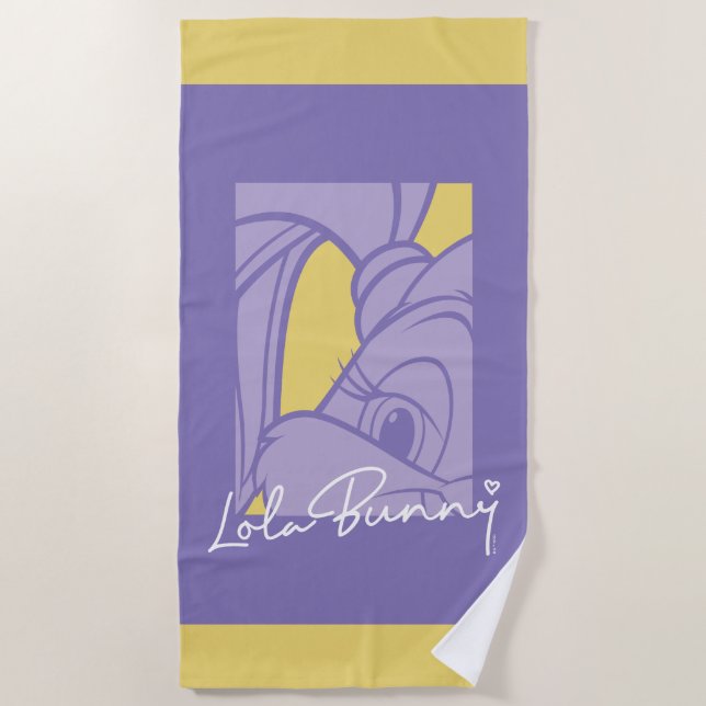 Serviette De Plage Lola Portrait Autograph (Devant)