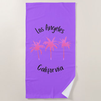 Serviette De Plage Los Angeles Californie