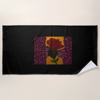 Serviette De Plage Love Ever After in the Garden