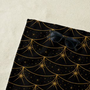 Serviette de plage Lunes et Stars