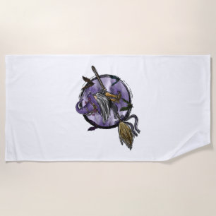 Serviette De Plage Lutin d'Halloween