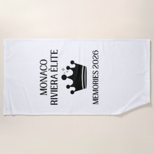 Serviette de plage luxueuse Monaco Riviera Elite 2
