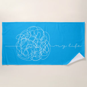 Serviette De Plage Ma vie