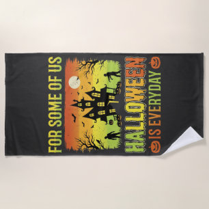 Serviette De Plage Maison Hantée Halloween Pour Certains D'entre Nous