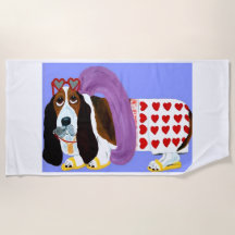 Maître-nageur Basset Hound