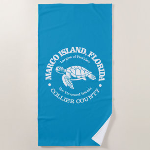Serviette De Plage Marco Island (tortue de mer)