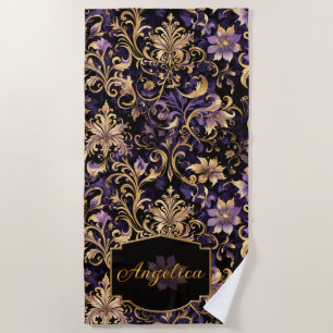 Serviette De Plage Mardi Gras personnalisé