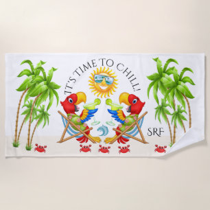 Serviette de plage Margarita Parrot