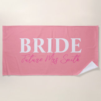 Serviette De Plage Mariée Mariage Enterrement de vie de jeune fille É