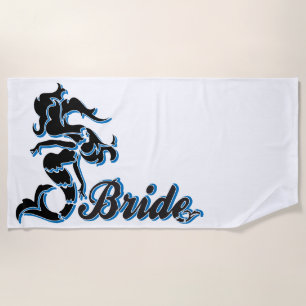 Serviette De Plage Mariée Mermaid Beach Destination Party
