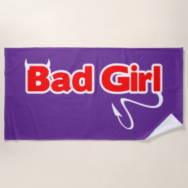 Serviette De Plage Mauvaise fille