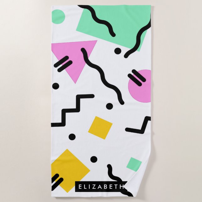 Serviette De Plage Memphis (Devant)