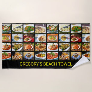 Serviette De Plage Menu Photo du restaurant chinois Takeout