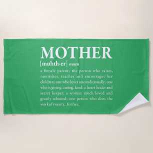 Serviette De Plage Mère