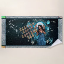 Messager de déesse céleste avec cartes Tarot