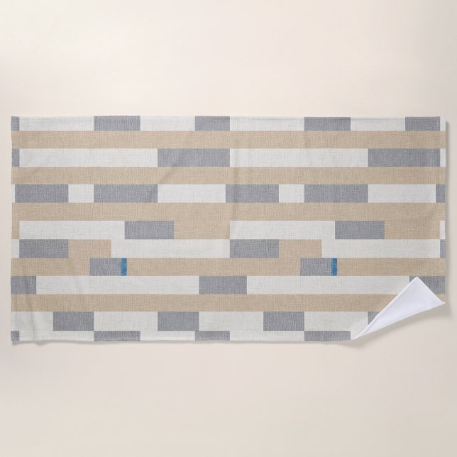 Serviette De Plage Minimaliste  (Devant)