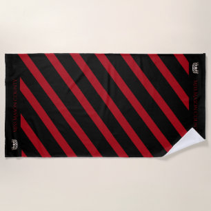 Serviette De Plage Miss USA Red Stripe Crown Beach