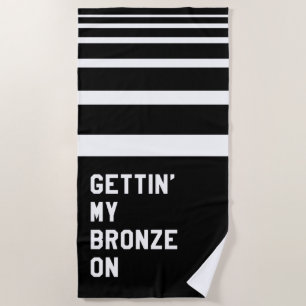 Serviette De Plage Mon Bronze Sur