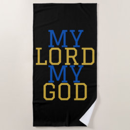 Serviette De Plage Mon Seigneur Mon Dieu Biblique