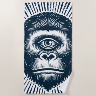 Serviette De Plage Monkey Cult