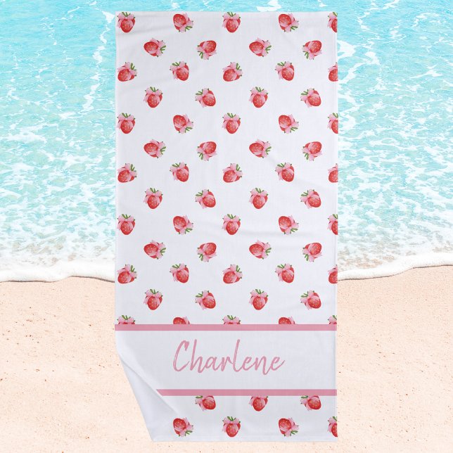 Serviette De Plage Motif à la mode pour filles (Créateur téléchargé)
