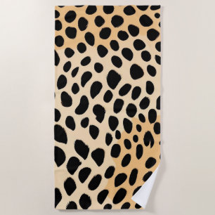 Serviette De Plage Motif d'impression Cheetah