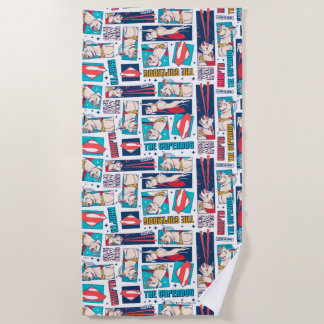 Serviette De Plage Motif du panneau de dessin Krypto