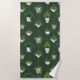 Serviette De Plage Motif ménager à accrochage géométrique