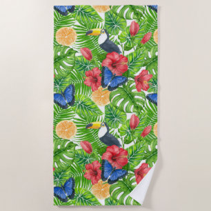 Serviette De Plage Motif tropical
