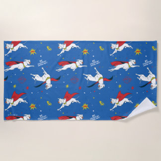 Serviette De Plage Motif volant Krypto