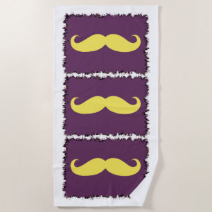 Serviette De Plage Moustache drôle #13