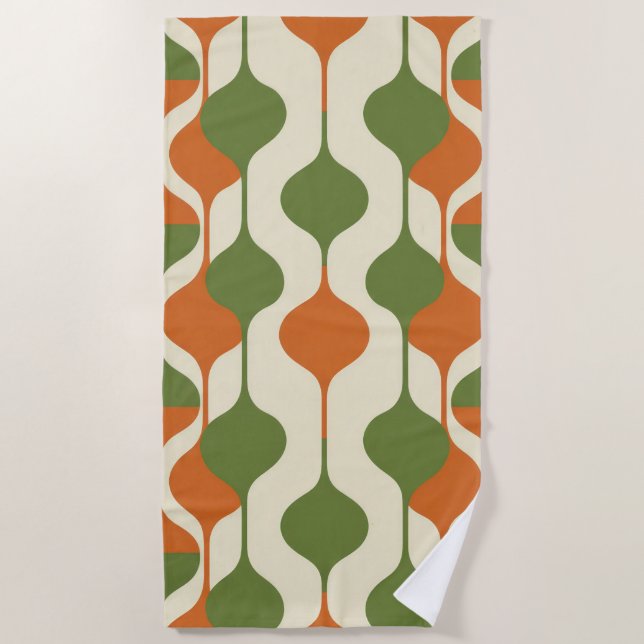 Serviette De Plage Mustard Bloom (Devant)